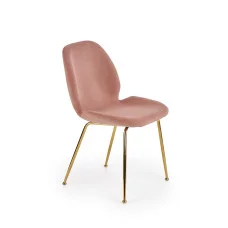 CHAIR K 381, PINK / GOLD